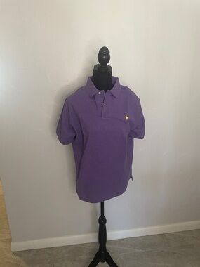 Polo by Ralph Lauren Purple Short-Sleeve Classic Polo